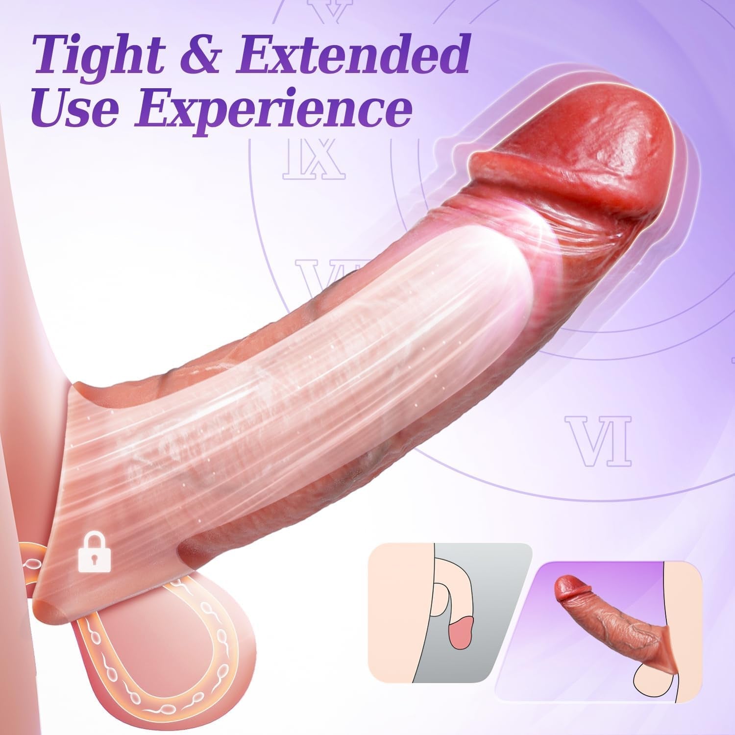 AppSync App Controlled Penis Sleeve Vibrator 5-in-1 Ring