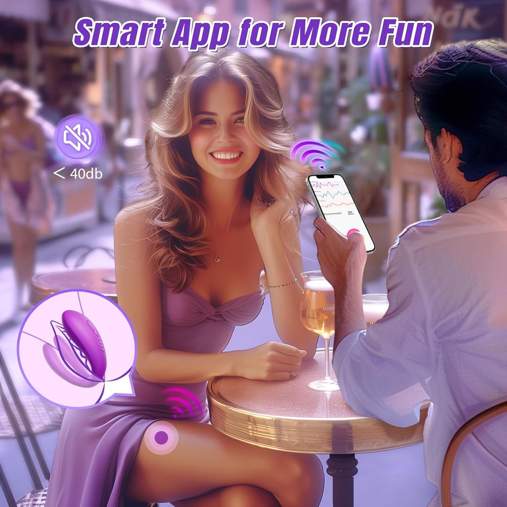 DualPulse Double-Ended Wearable Vibrator 3 Motors