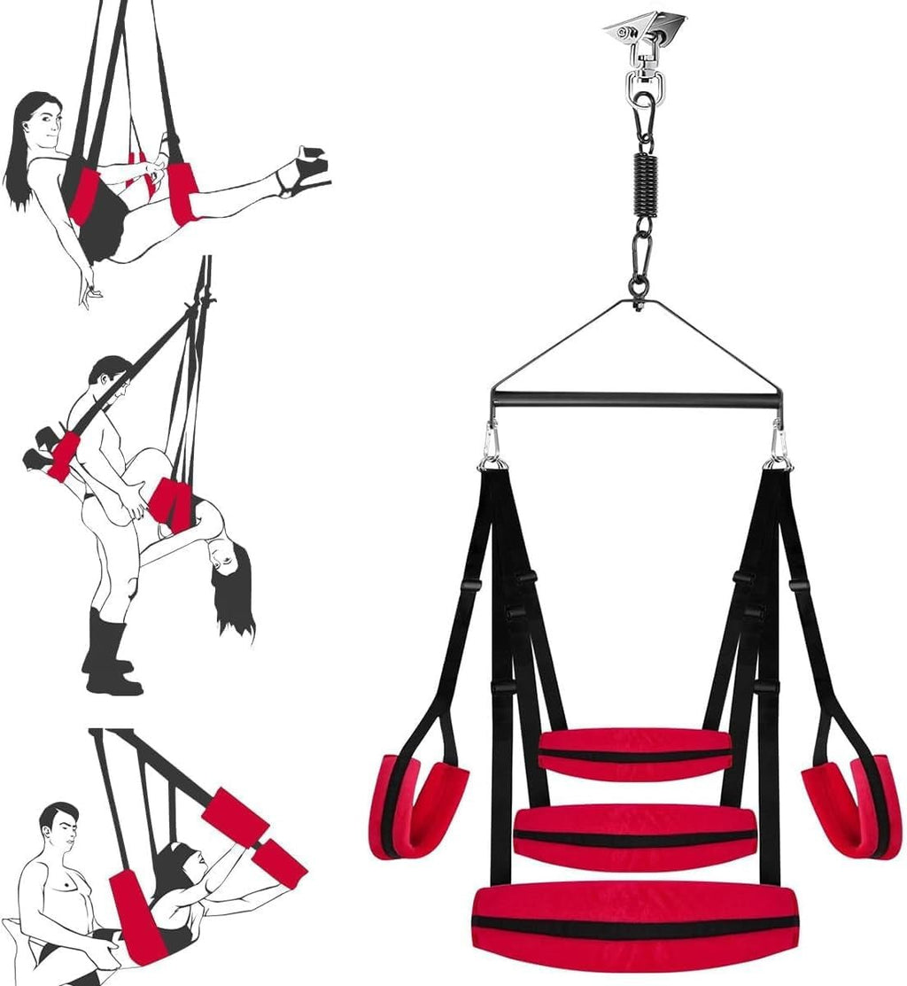 VireliX 360° Door Sex Swing Wide Seat 400lb