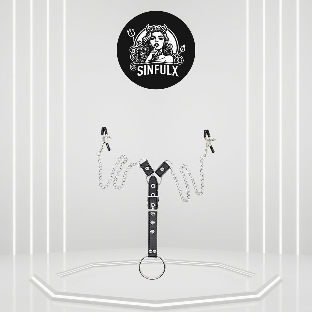 SensationBalance BDSM Nipple Clamps Penis Cage