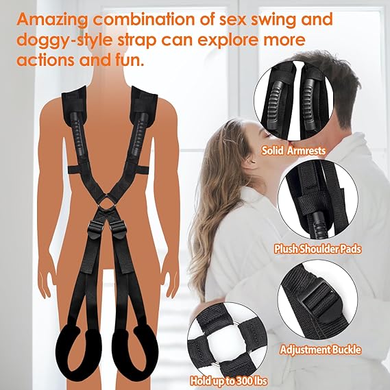 TetheredTensions Premium BDSM Bondage Restraints Sex Sling
