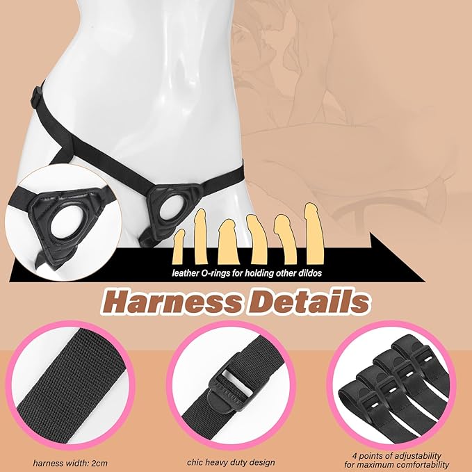 Versatile Strap-On Dildo for Intimate Play