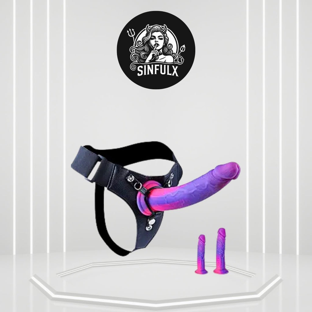 VisionaryPair Progressive Strap-On Dildo Set
