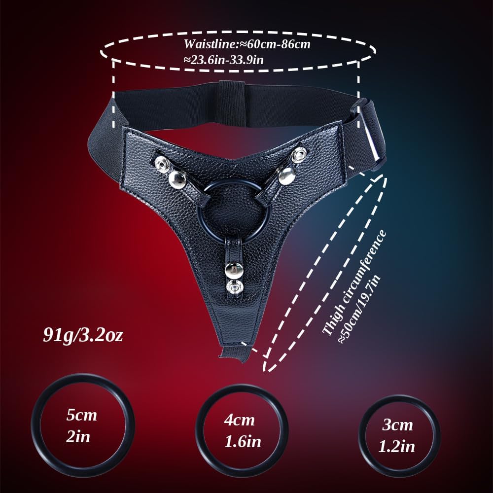 VisionaryPair Progressive Strap-On Dildo Set