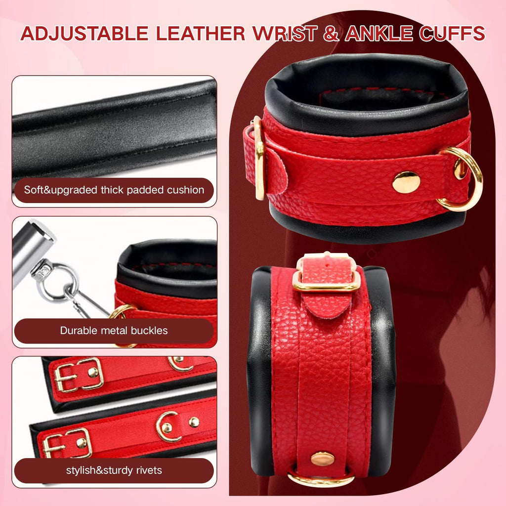 SM Bondage Restraint Set – Adjustable Spreader Bars