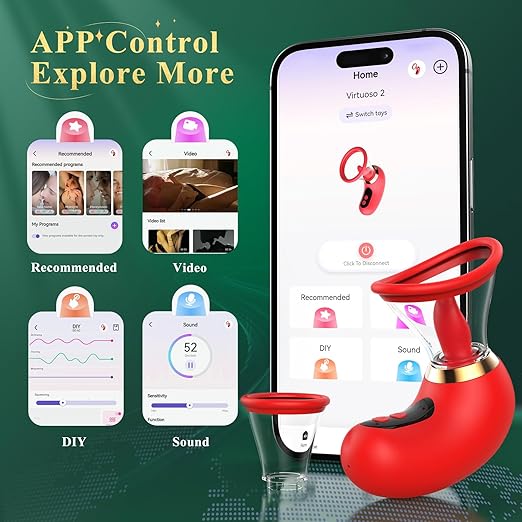 Rose Multi-Mode Clit Suction Vibrator