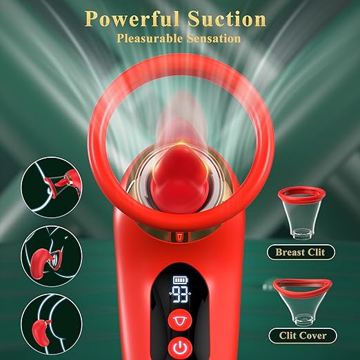 Rose Multi-Mode Clit Suction Vibrator