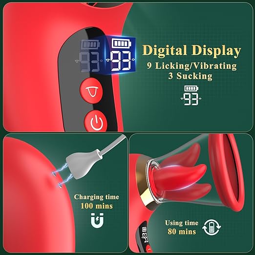 Rose Multi-Mode Clit Suction Vibrator