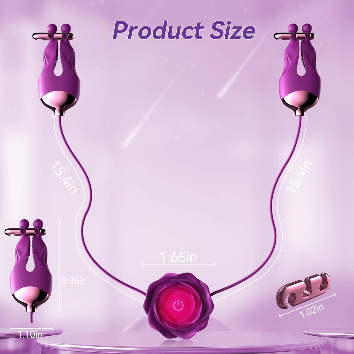 ThornGrip Clit Stimulator Nipple Clamps