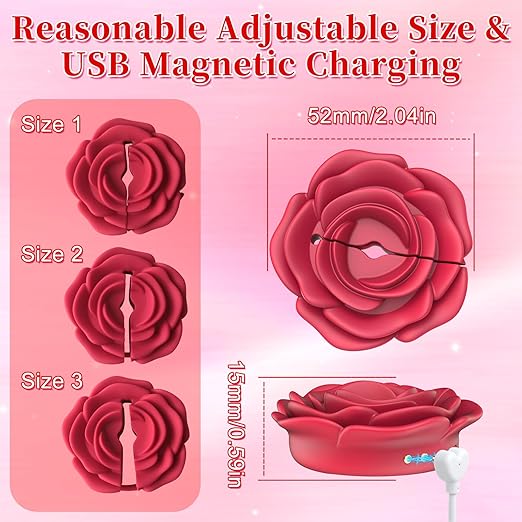 PetalClasp Luxury Rose Design Nipple Clamps
