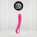 LuxePeak Ergonomic Ring Handle Dildo Vibrator