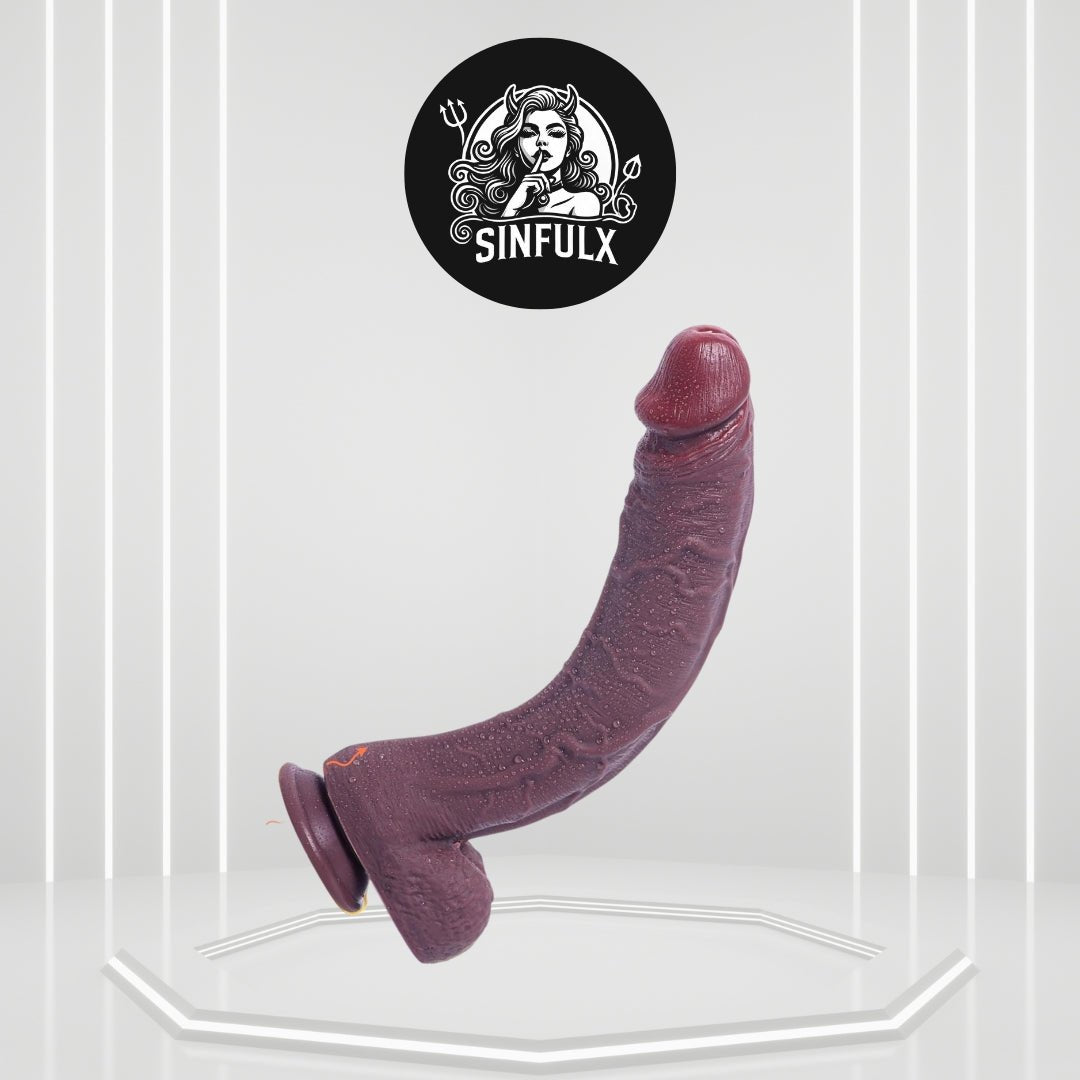 CoffeeBean 12" Huge Realistic Dildo