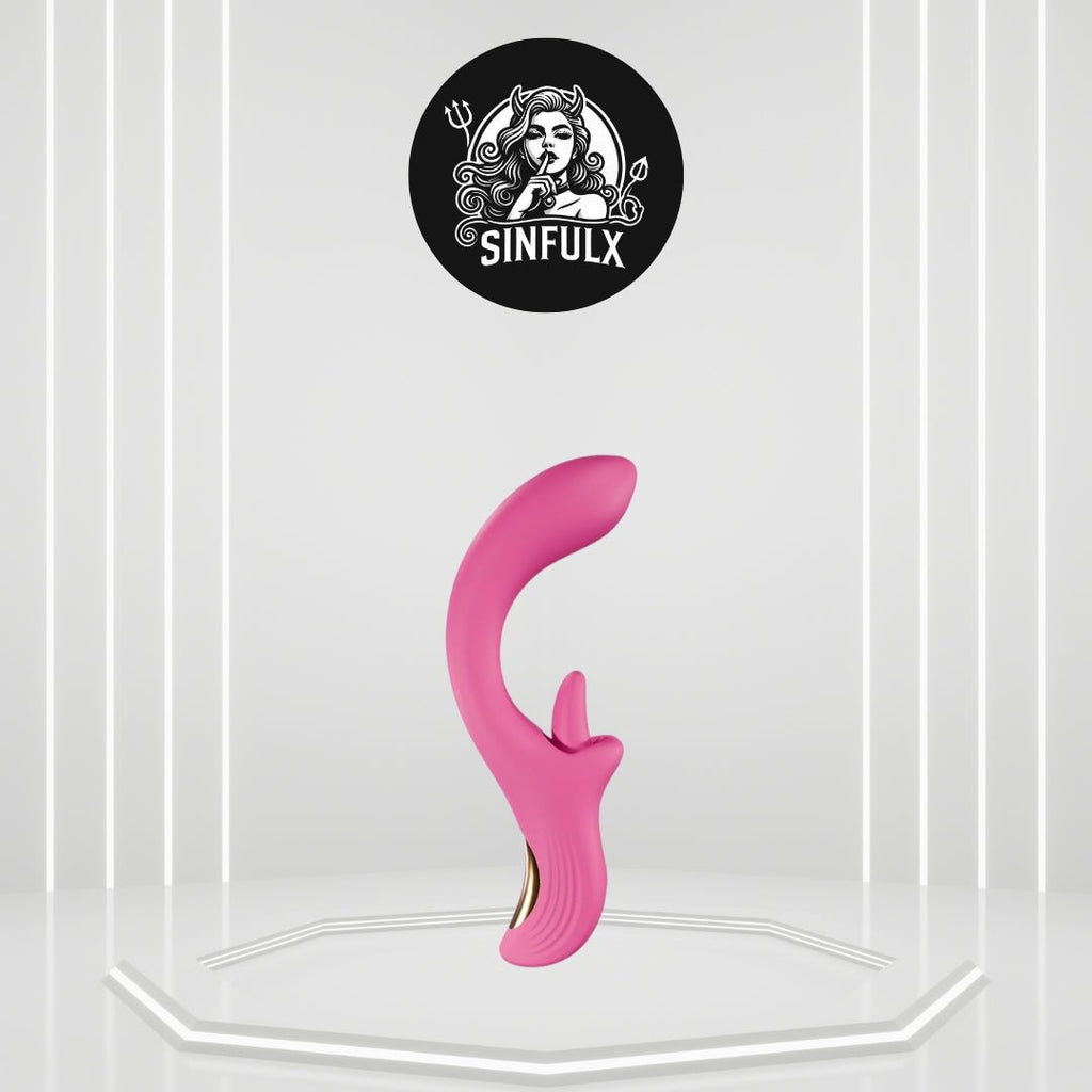 GildedAura Clitoral Licking Dildo Vibrator