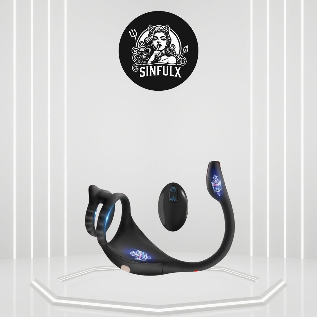 PulsePower Vibrating Penis Ring Taint Stimulator