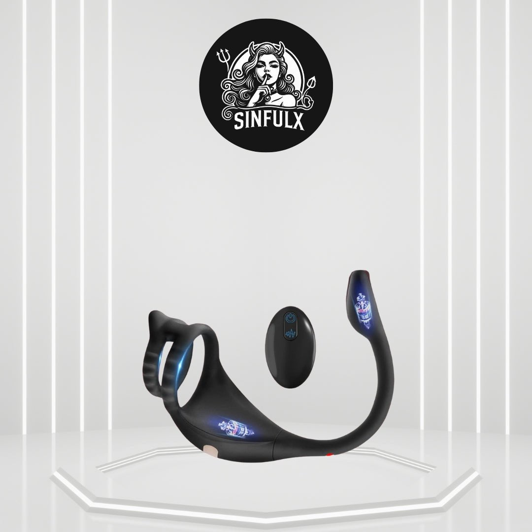 PulsePower Vibrating Penis Ring Taint Stimulator