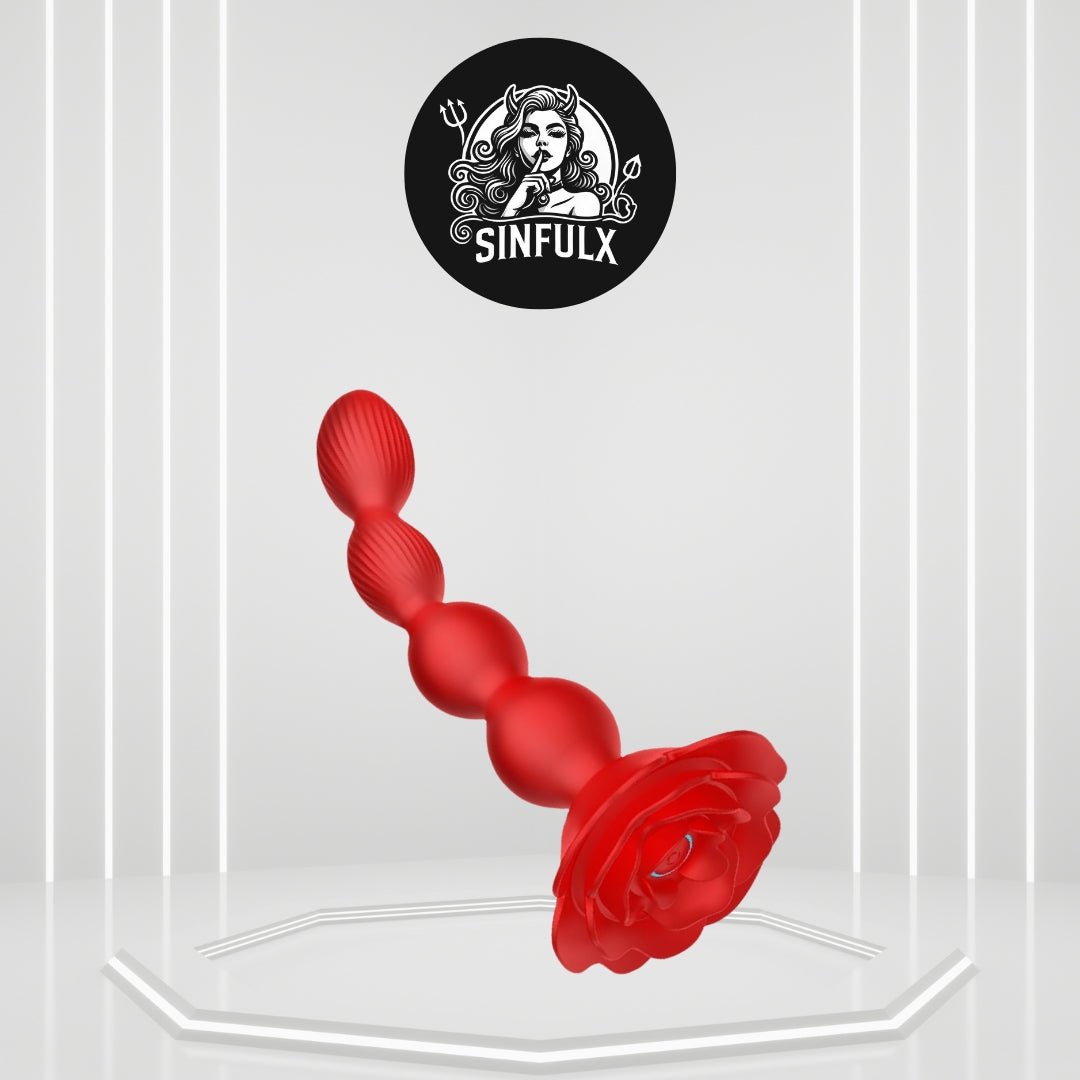 ThornGlow Rose Vibrator Anal Beads