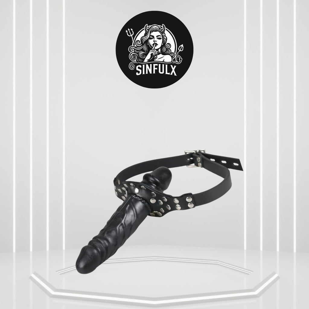 DoubleD BDSM Lockable Penis Mouth Gag