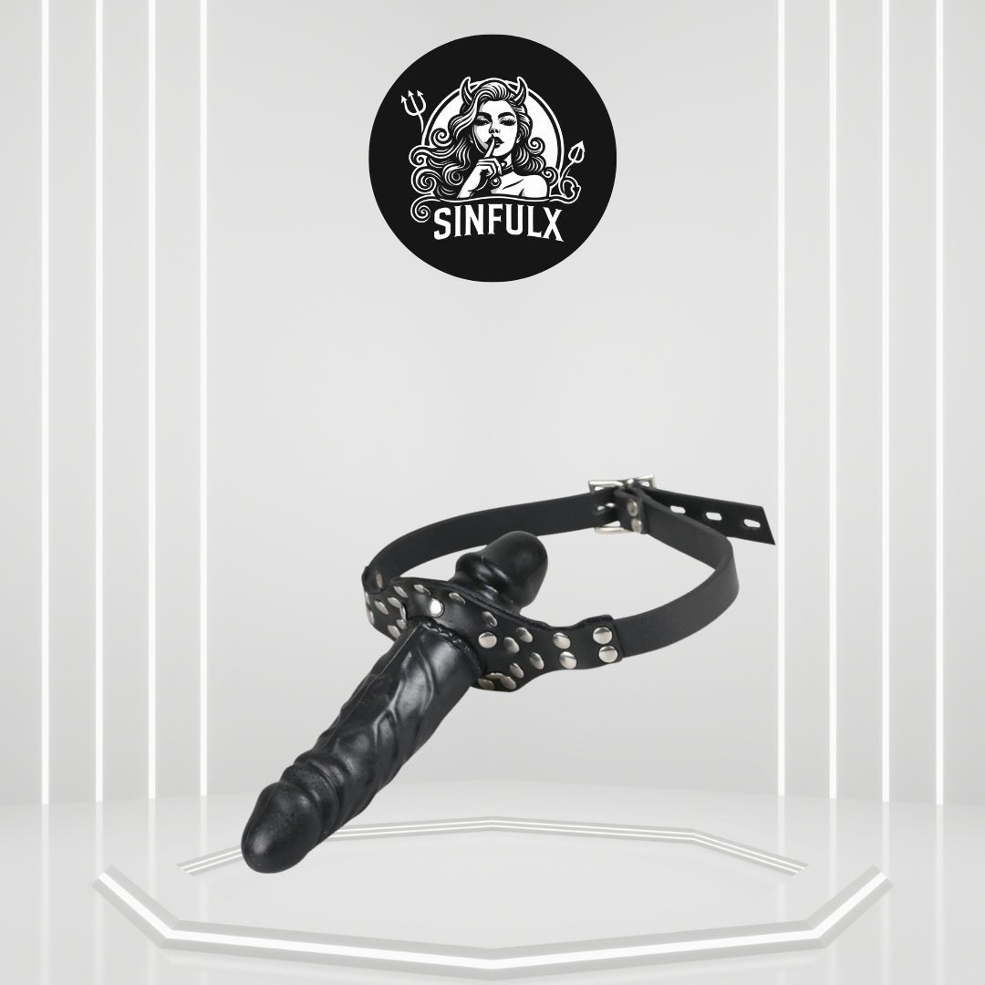 DoubleD BDSM Lockable Penis Mouth Gag