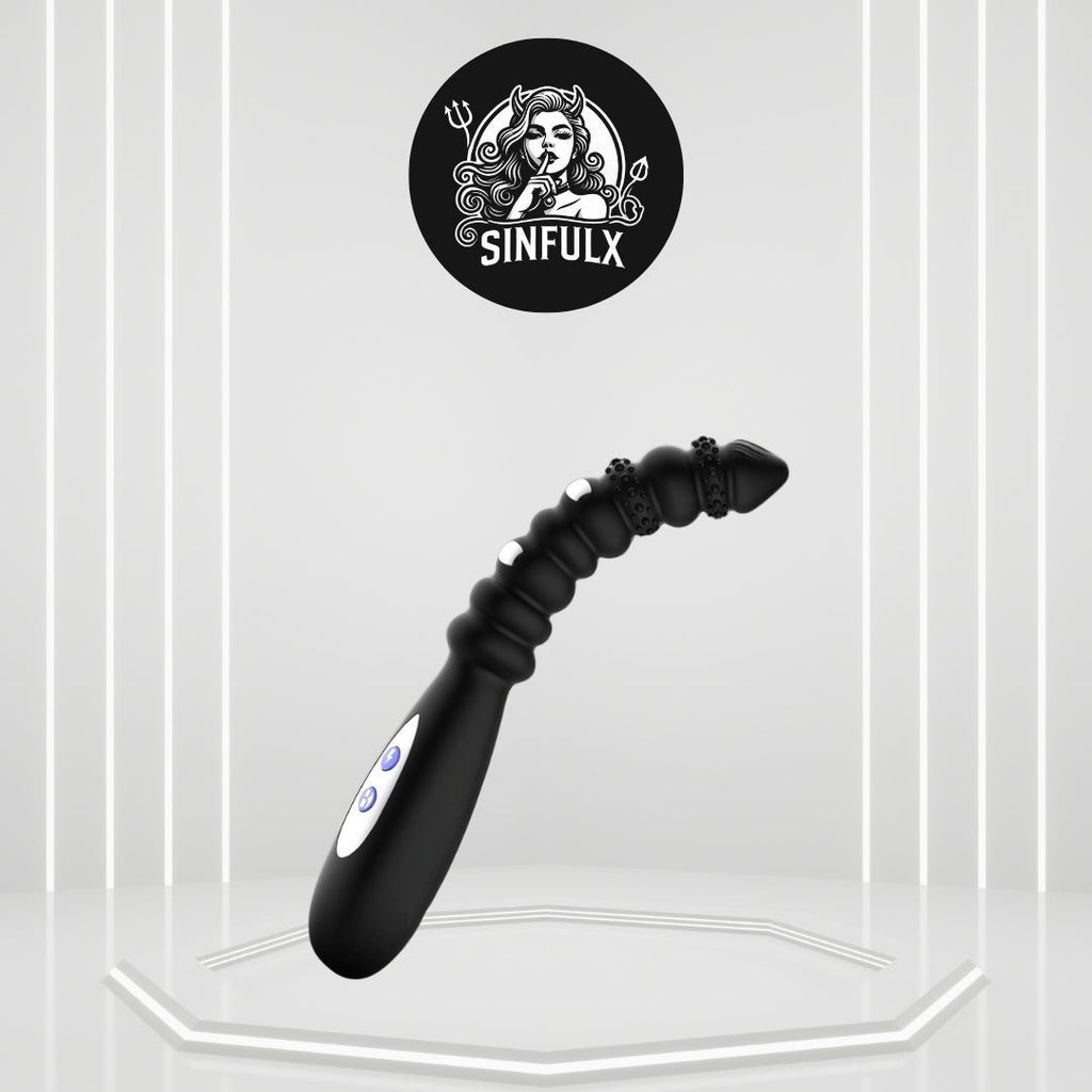 ShockDelivery Anal Beads Wand Vibrator
