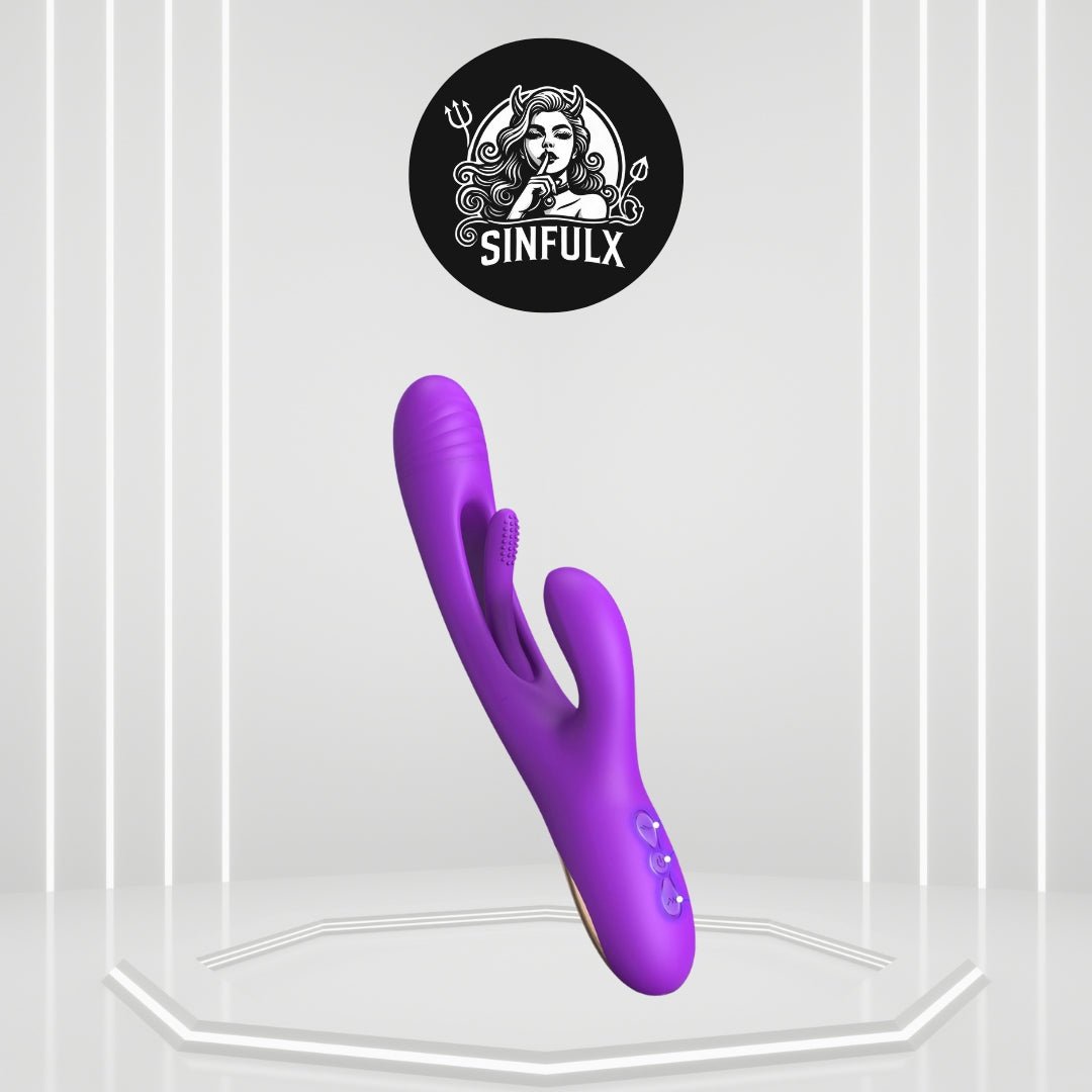 PulseSupreme 3-in-1 Rabbit Vibrator with Flapping Tongue & Dual Motors
