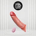 VibratingEuphoria Penis Sleeve Extender with Vibration, App Control & Ball Stretcher