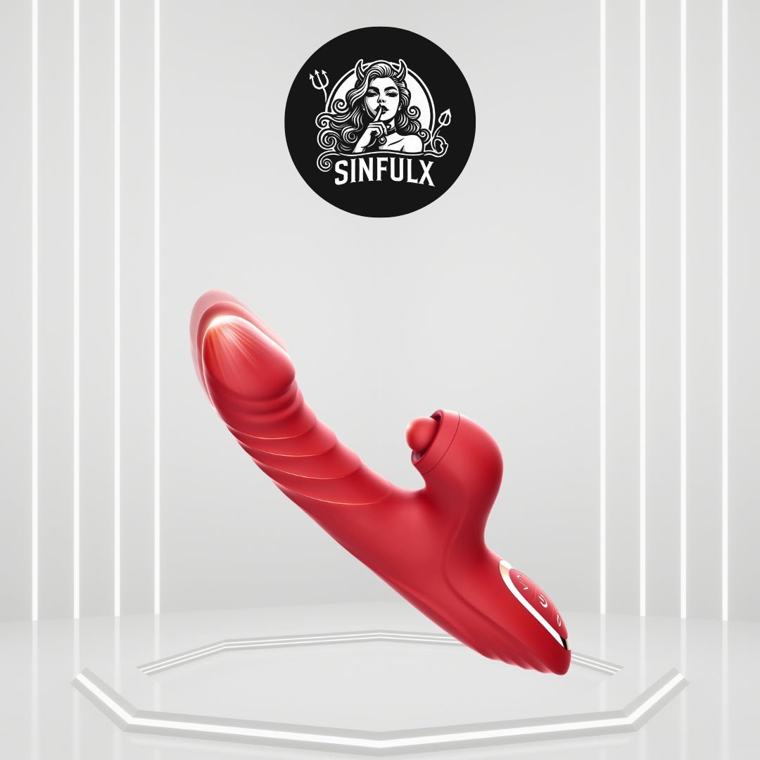 ThrustPetal 4-in-1 Pulsating, Thrusting, Vibrating & Suction Vibrator