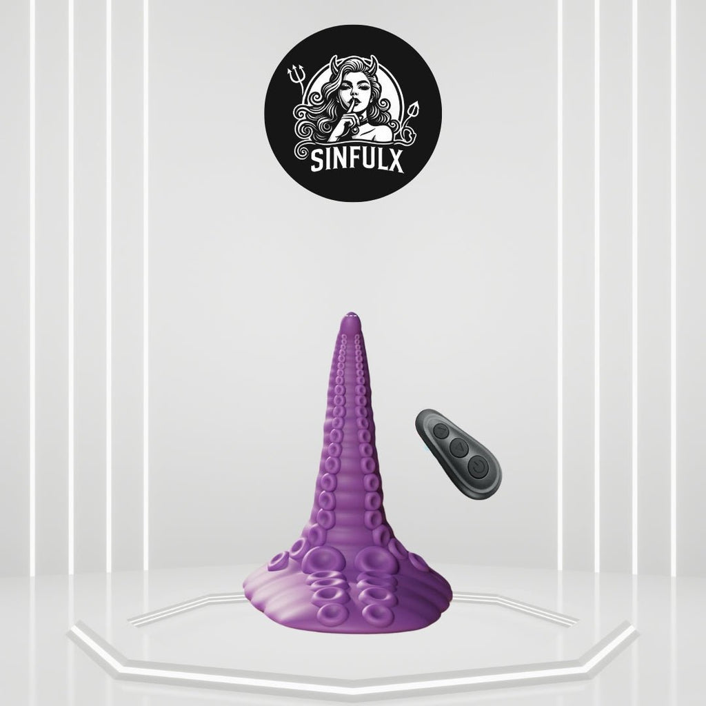 EuphorWave Fantasy Monster Tentacle Dildo | Vibrating, Waterproof, Powerful Suction Cup