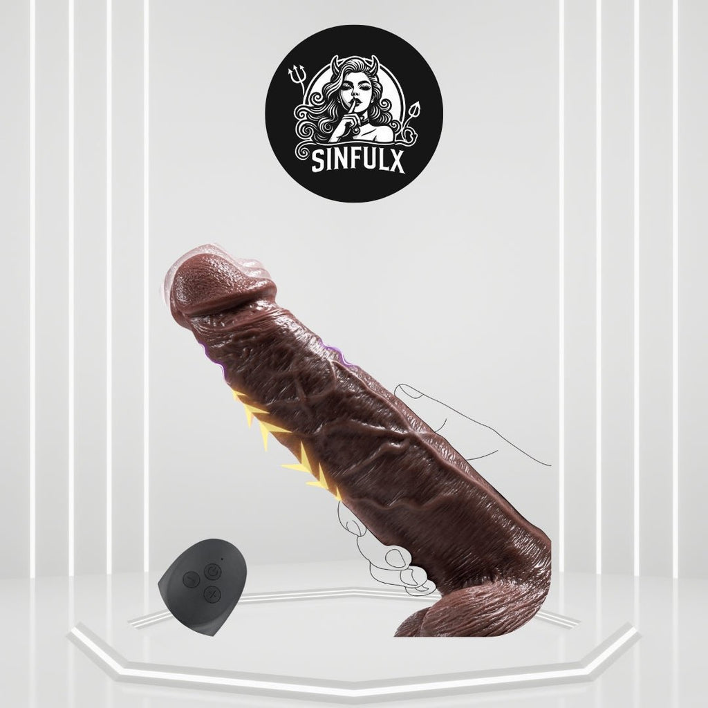 TitanCore 10.43" Thrusting Dildo Vibrator