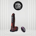DeepGlide 10” Thick Thrusting Dildo Vibrator