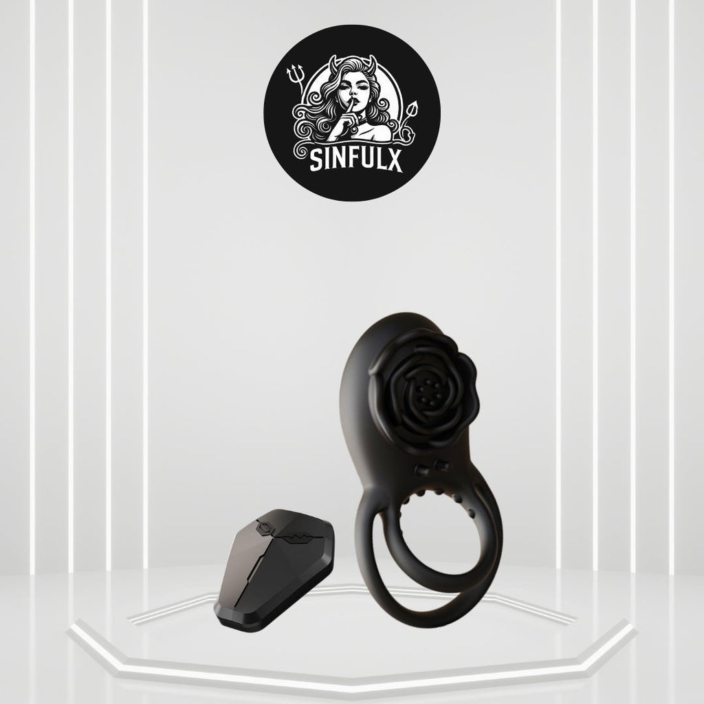 SilkOasis Vibrating Cock Ring Clitoral Massager