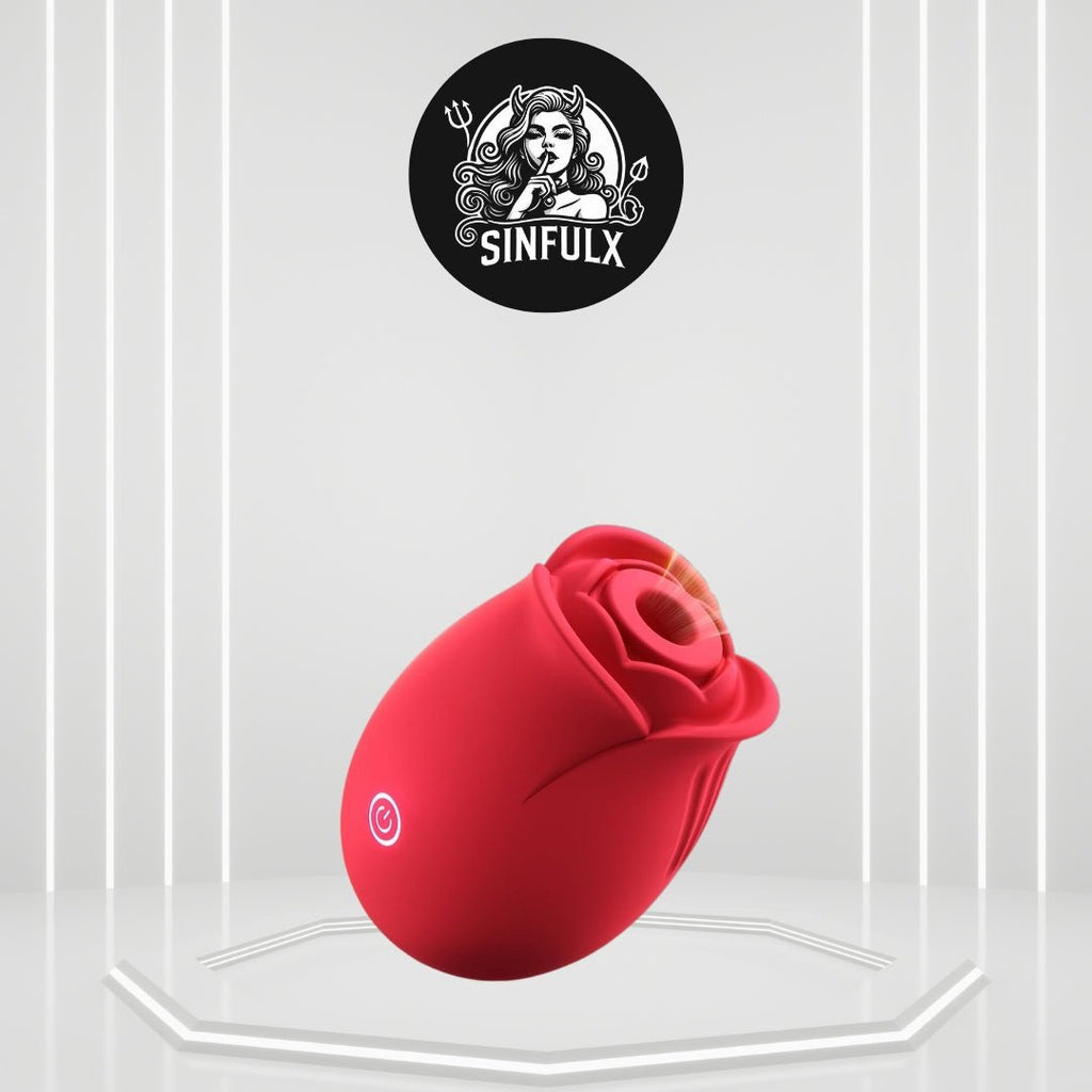 VortexLick Rose Clitoral Stimulator with 9 Suction Modes