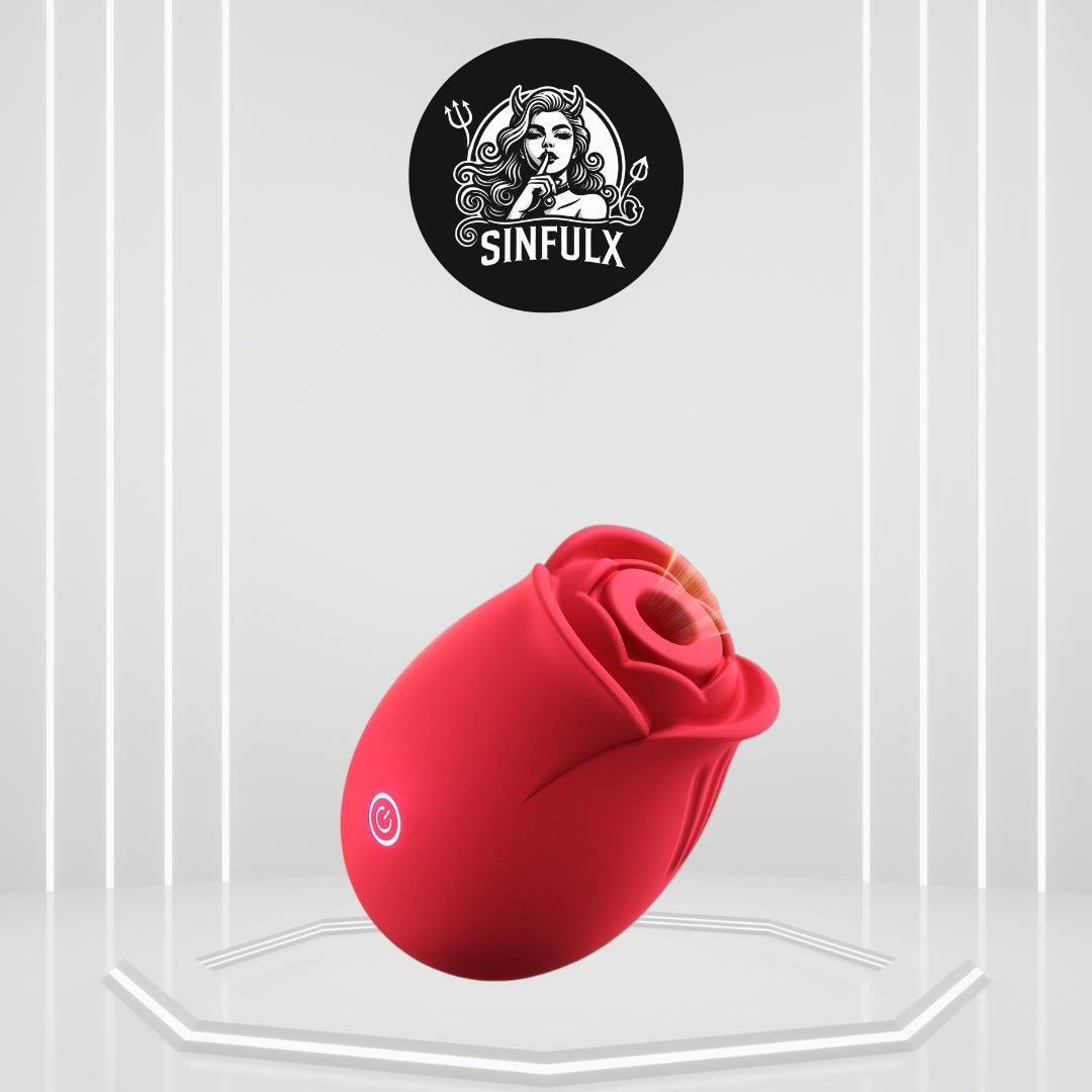 VortexLick Rose Clitoral Stimulator with 9 Suction Modes