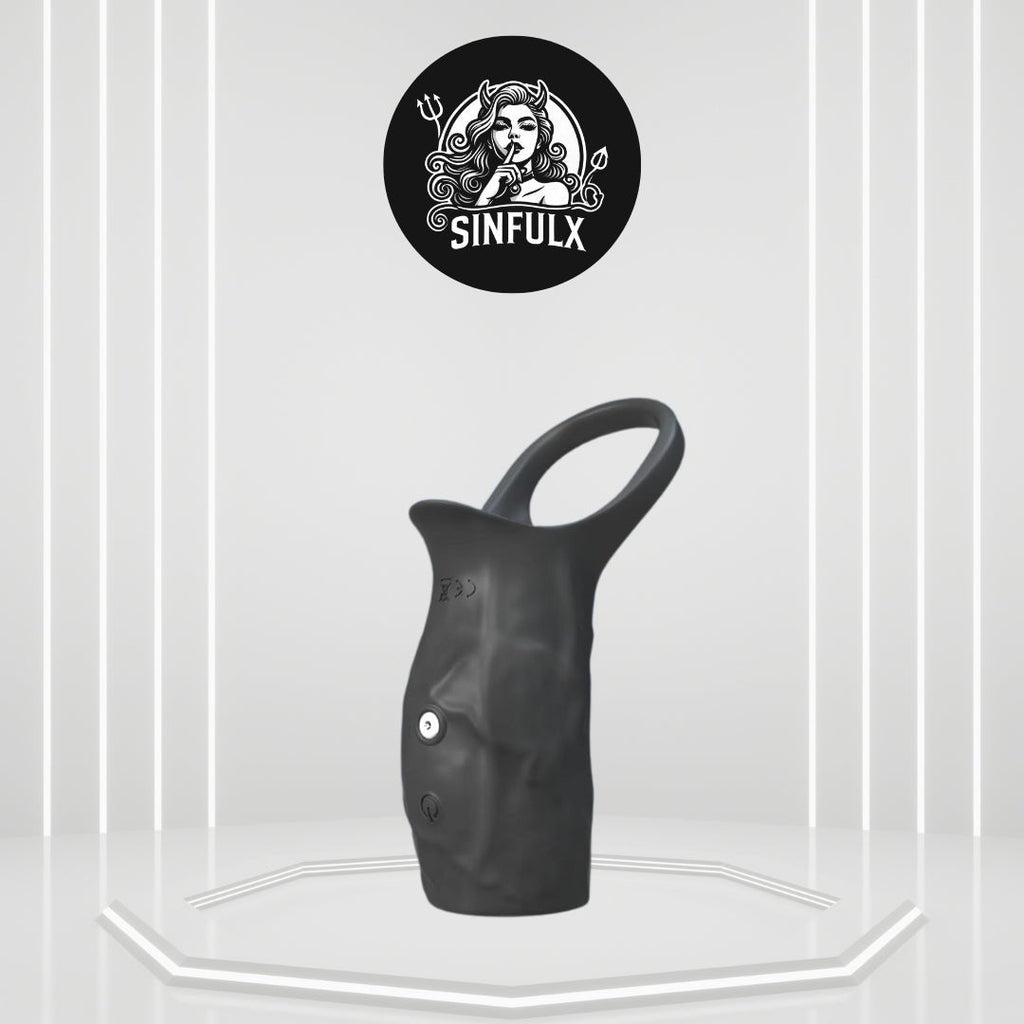 SirenStim 360° Penis Sleeve Extender with Vibration & Ball Ring
