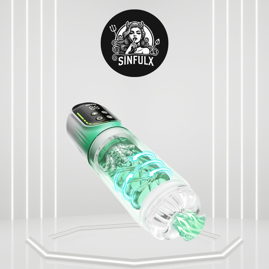 AeroGlide 4-in-1 Male Masturbator with Pump, Vibration & Thrust