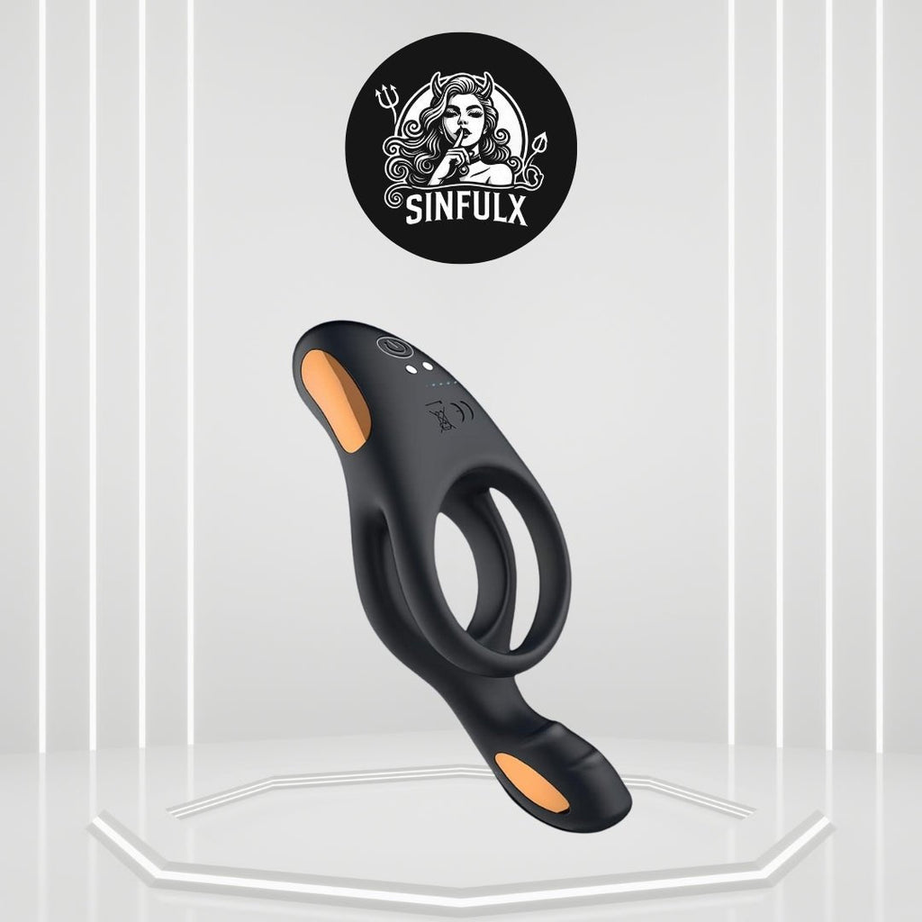 InfernoGrip Vibrating Cock Ring Clitoral Vibrator
