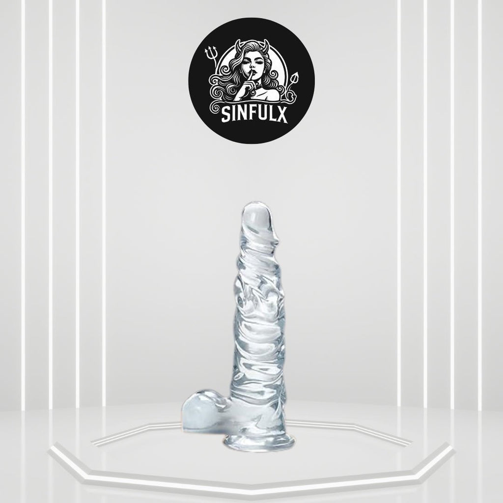 MoonRipple 11.8" Advanced Clear Dildo
