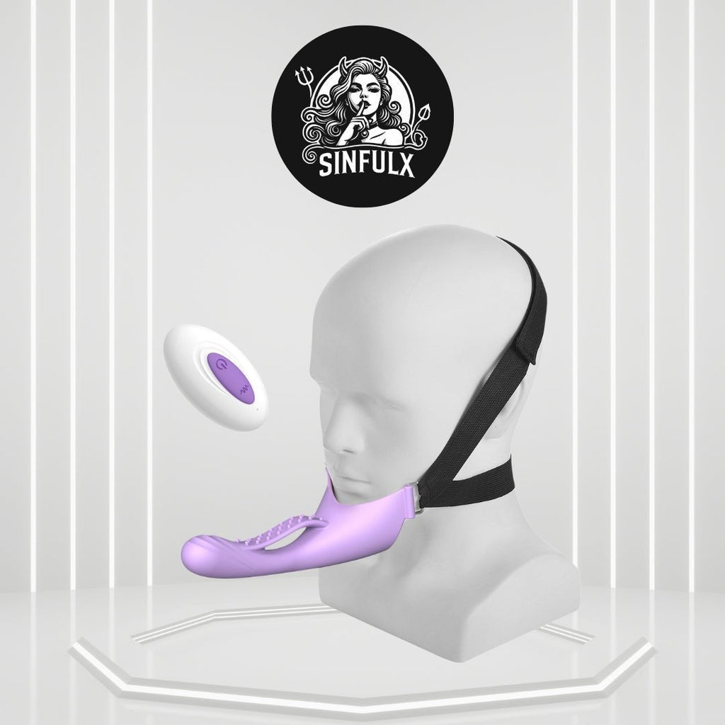 HeadThrill Adjustable Headband Strap-On Vibrator
