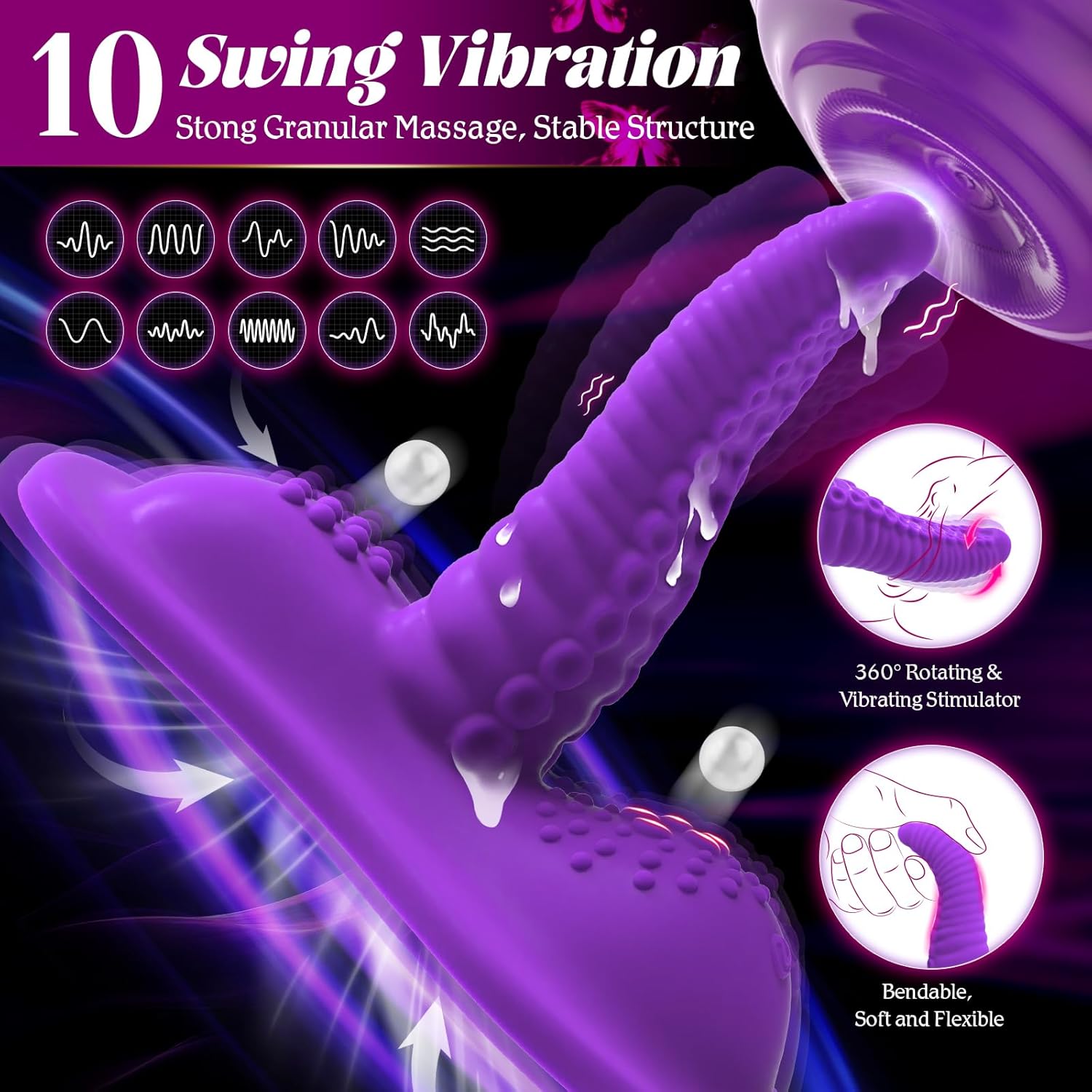 TentacleThrone Ride-On Tentacle Swing Dildo with Remote