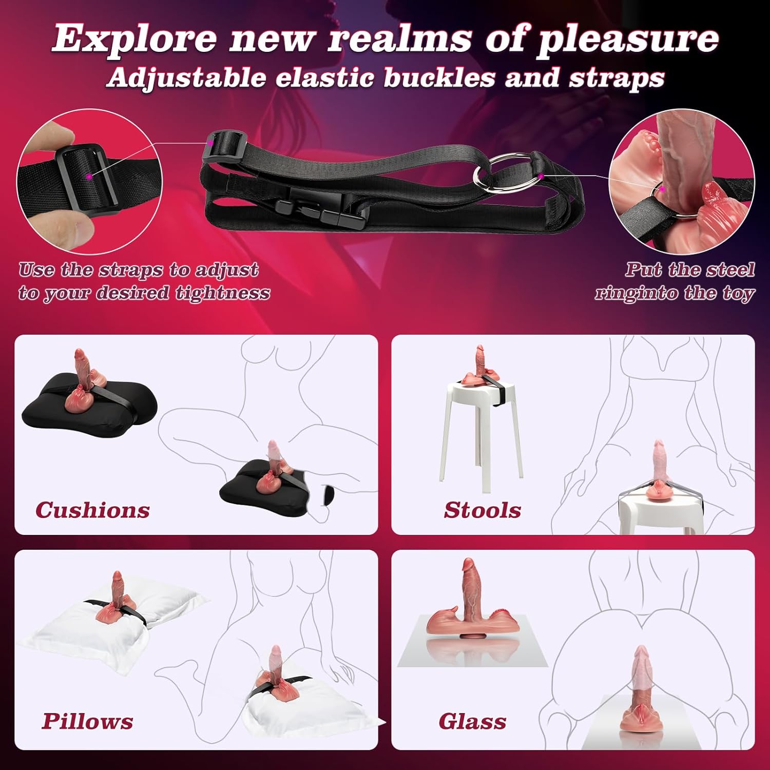 RideForce 3-in-1 Thrusting Riding Vibrator with Remote