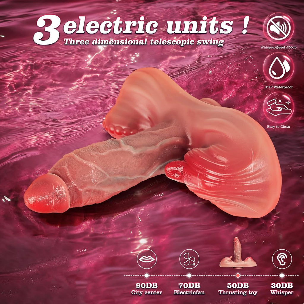 RideForce 3-in-1 Thrusting Riding Vibrator with Remote