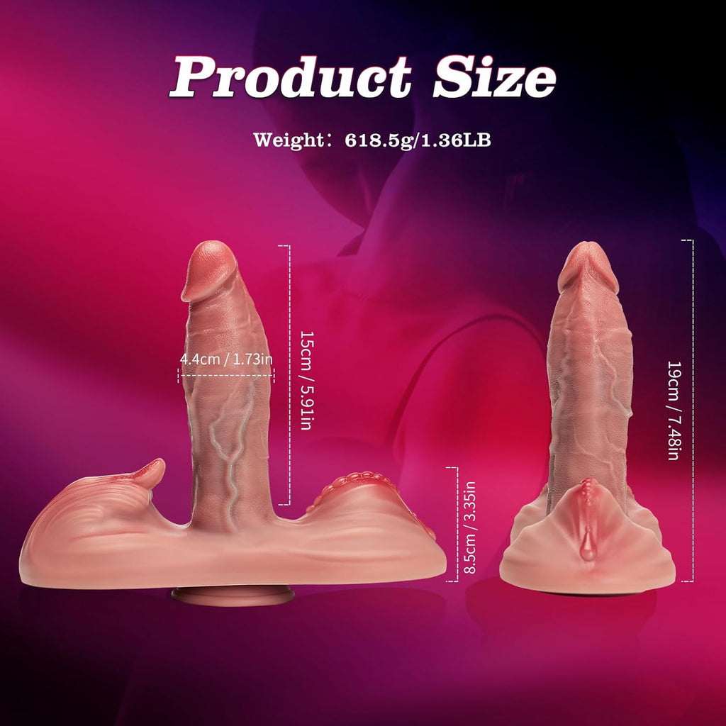 RideForce 3-in-1 Thrusting Riding Vibrator with Remote
