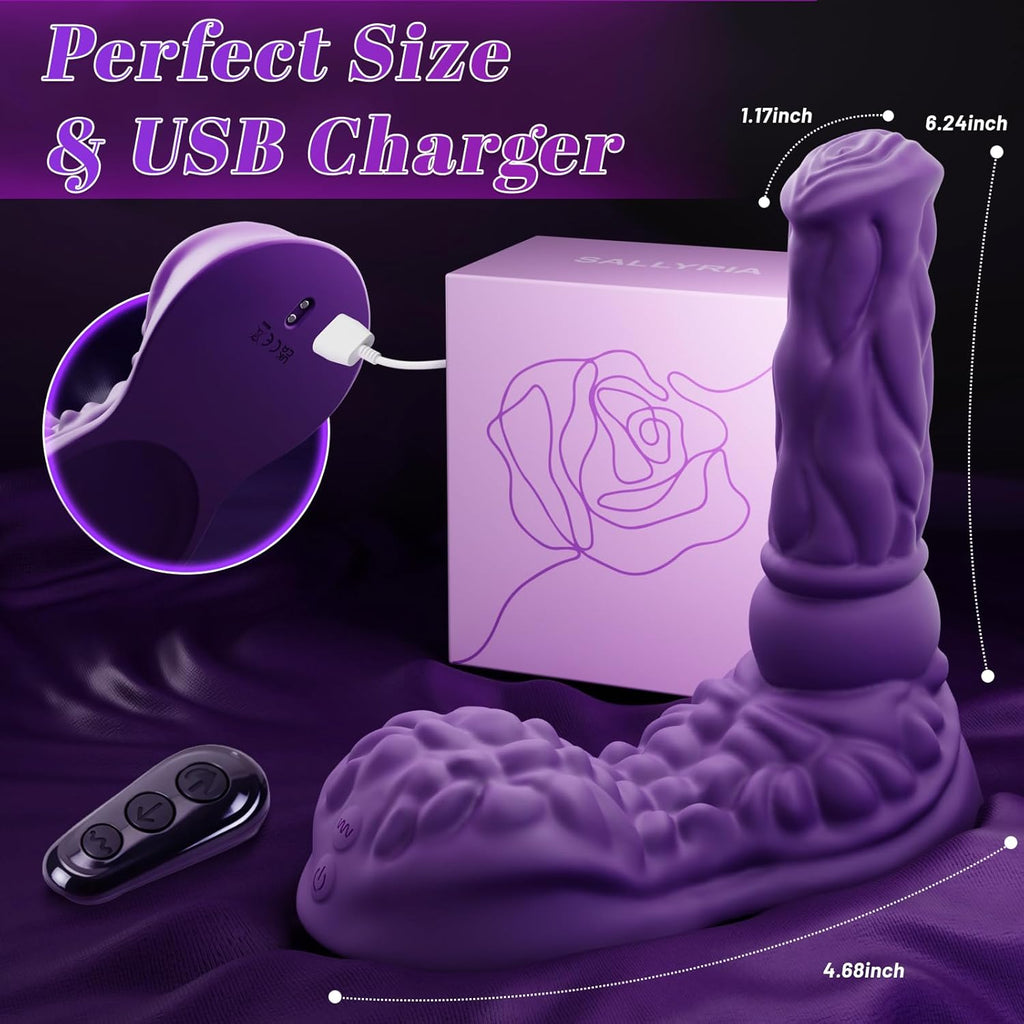 RideNova Sit and Ride Thrusting Dildo with Remote