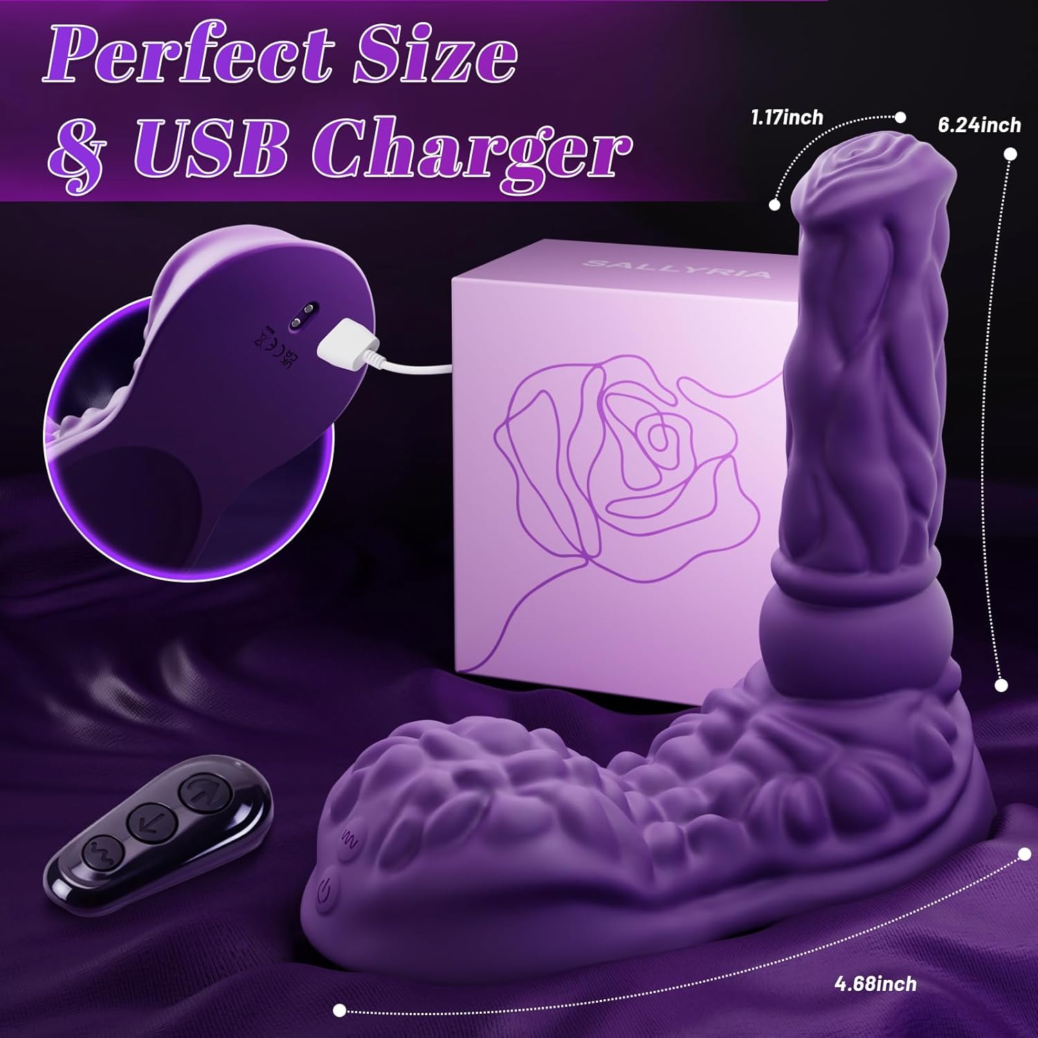 RideNova Sit and Ride Thrusting Dildo with Remote