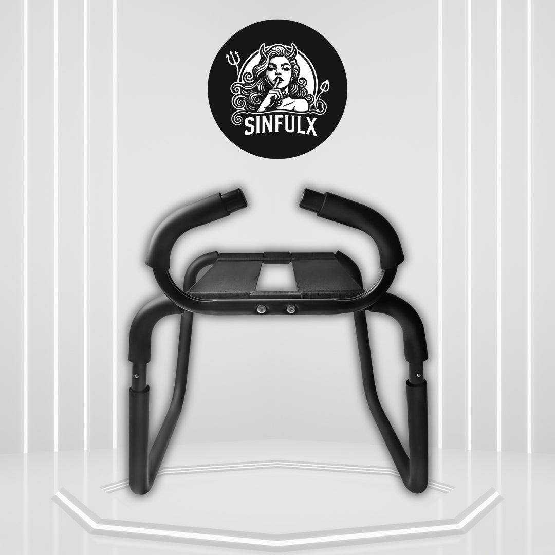 AxisControl Sex Chair with Armrests & Elastic Straps