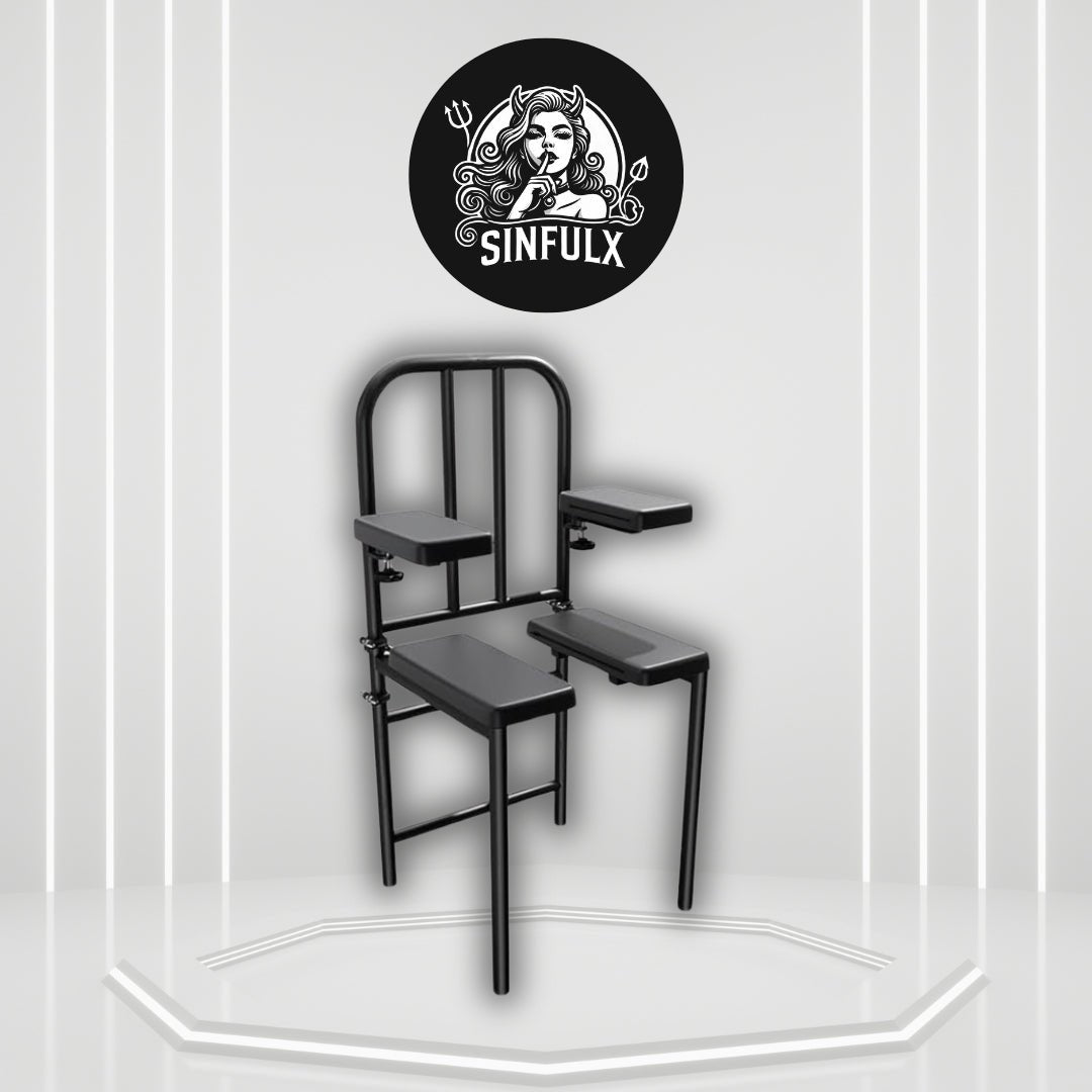 DominusBond Adjustable BDSM Sex Chair with Restraints
