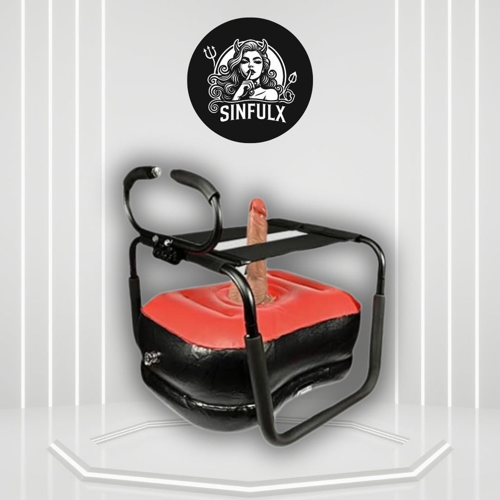 SteelBounce Adjustable Sex Chair with Handrail
