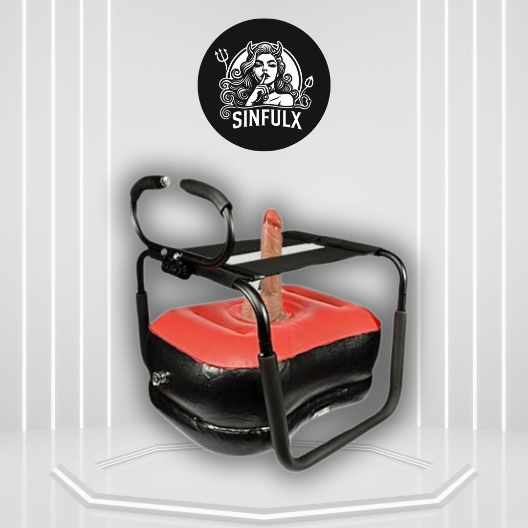 SteelBounce Adjustable Sex Chair with Handrail