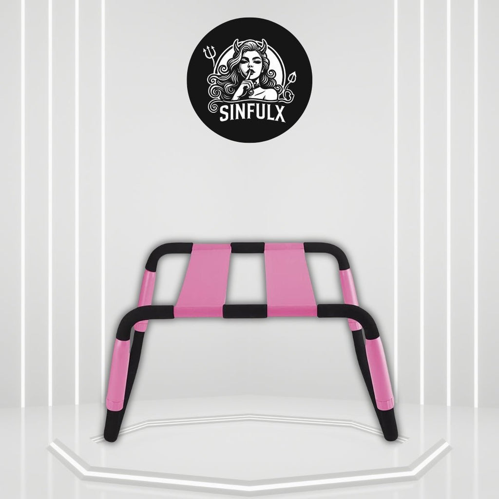 BlushBounce Pink Adjustable Sex Chair Position Aid