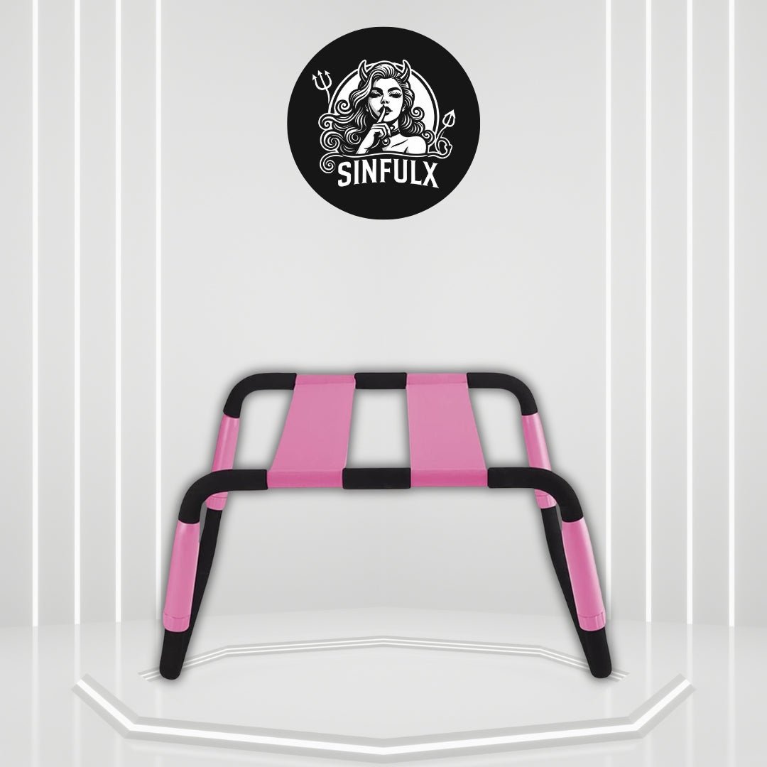 BlushBounce Pink Adjustable Sex Chair Position Aid