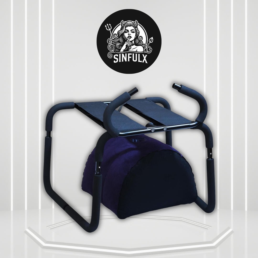 RhythmCore Adjustable Sex Chair with Handrail